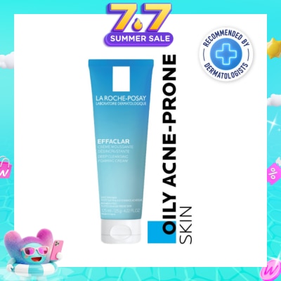 LA ROCHE-POSAY - Effaclar Foaming Cream Cleanser (Remove Excess Oil + Minimize Pores) 125ml