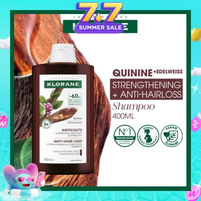 KLORANE - Quinine Strengthening + Anti-Hairloss Shampoo 400ml