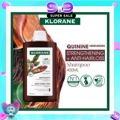 KLORANE - Quinine Strengthening + Anti-Hairloss Shampoo 400ml image