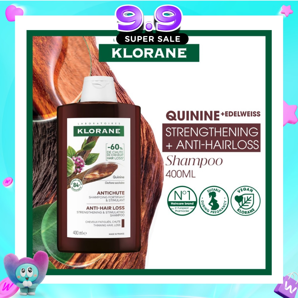Quinine Strengthening + Anti-Hairloss Shampoo 400ml image