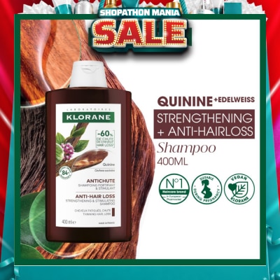 KLORANE - Quinine Strengthening + Anti-Hairloss Shampoo 400ml