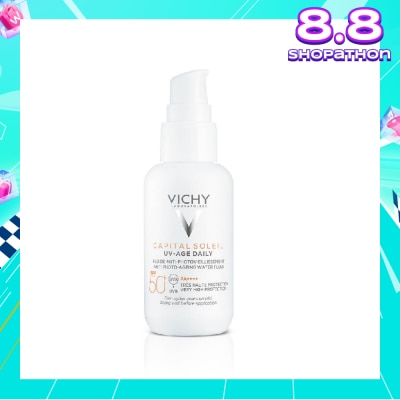 VICHY Capital Soleil Uv Age Spf50 (Protection To Prevent The Appearance Of Wrinkles And Dark Spots) 40ml
