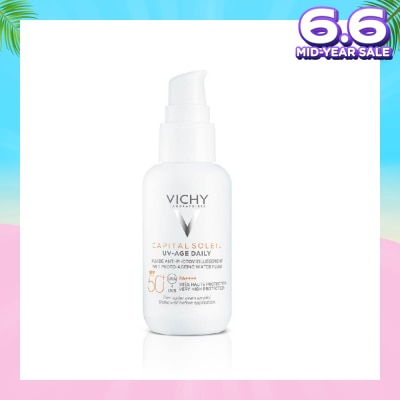 VICHY Capital Soleil Uv Age Spf50 (Protection To Prevent The Appearance Of Wrinkles And Dark Spots) 40ml