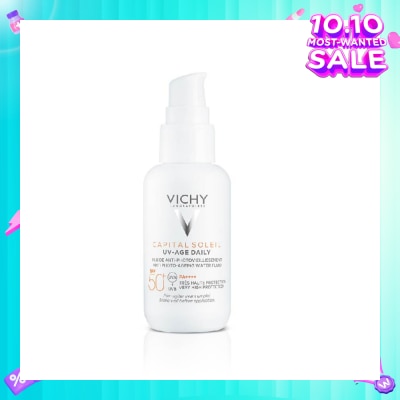 VICHY Capital Soleil Uv Age Spf50 (Protection To Prevent The Appearance Of Wrinkles And Dark Spots) 40ml