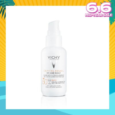 VICHY Capital Soleil Uv Age Spf50 (Protection To Prevent The Appearance Of Wrinkles And Dark Spots) 40ml