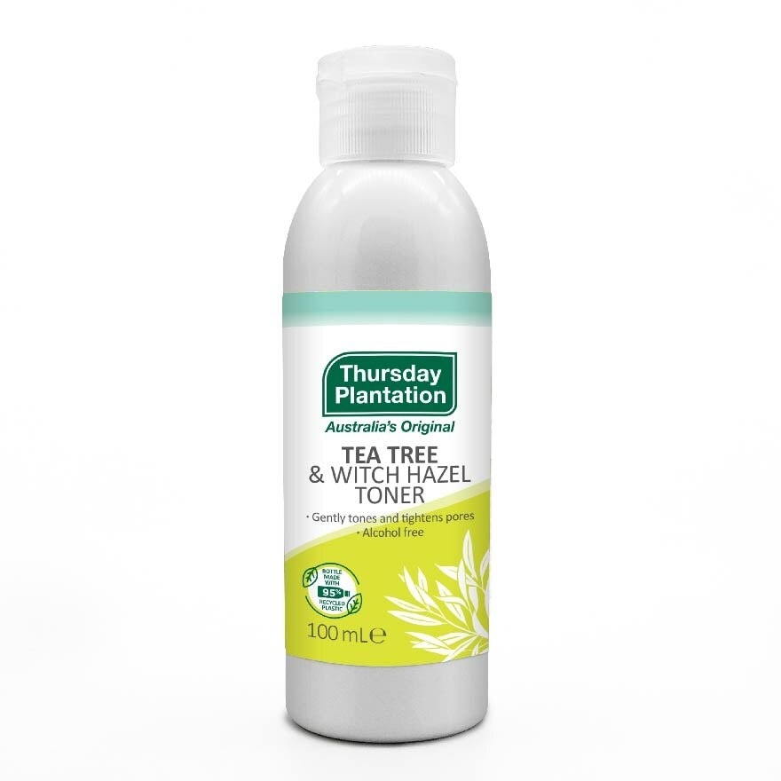 Tea Tree And Witch Hazel Toner (Alcohol Free And Tightens Pores) 100ml