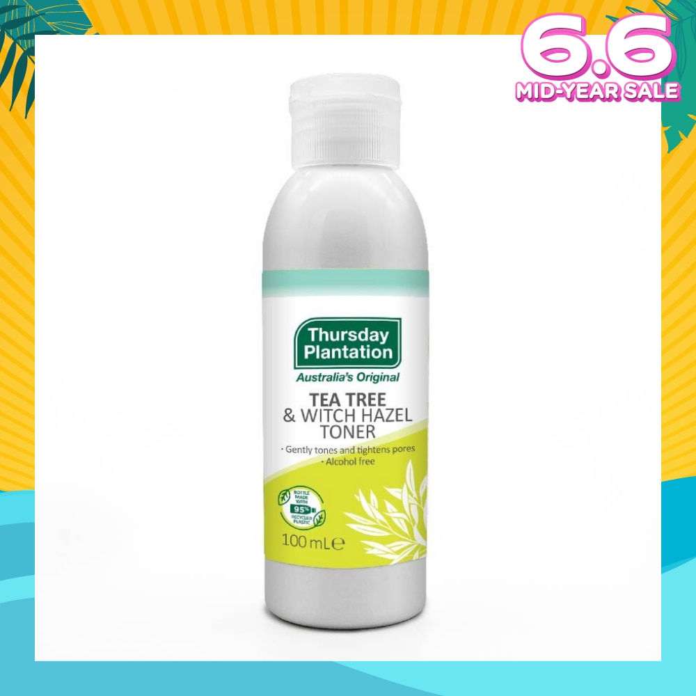 Tea Tree And Witch Hazel Toner 100ml (Expiry: Sept`2025)
