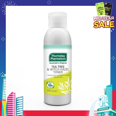 THURSDAY PLANTATION Tea Tree And Witch Hazel Toner 100ml (Expiry: Sept`2025)