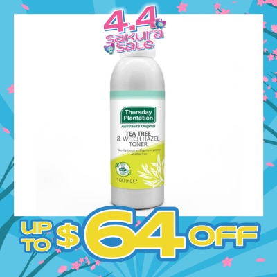 THURSDAY PLANTATION - Tea Tree And Witch Hazel Toner 100ml (Expiry: Nov`2026)