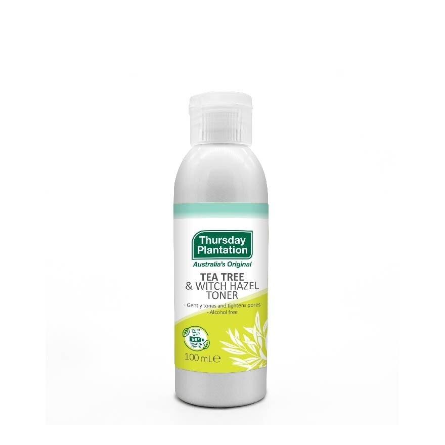 Tea Tree And Witch Hazel Toner (Alcohol Free And Tightens Pores) 100ml