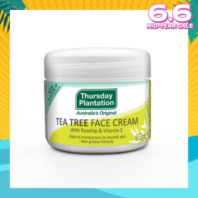 THURSDAY PLANTATION Tea Tree Face Cream (Light Weight And Non Greasy) 65g