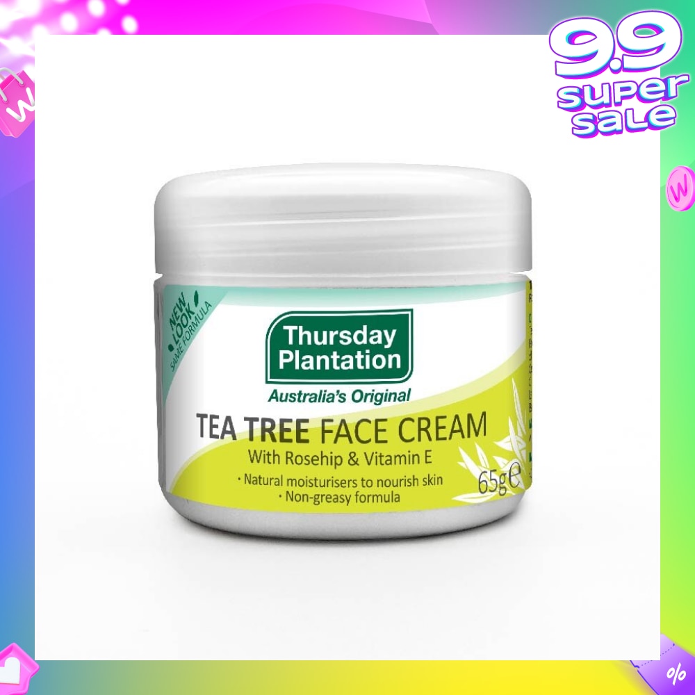 Tea Tree Face Cream (Light Weight And Non Greasy) 65g