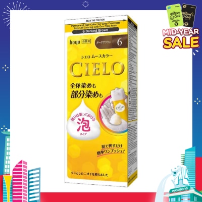 CIELO Mousse 6 Darkest Brown