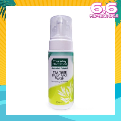 THURSDAY PLANTATION Tea Tree Daily Face Wash (Gently Remove Sebum Excess) 150ml