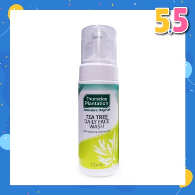 THURSDAY PLANTATION Tea Tree Daily Face Wash (Gently Remove Sebum Excess) 150ml
