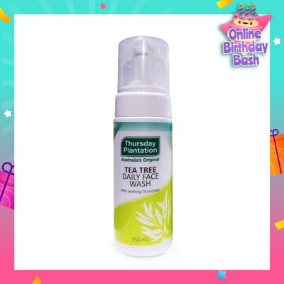 THURSDAY PLANTATION Tea Tree Daily Face Wash (Gently Remove Sebum Excess) 150ml
