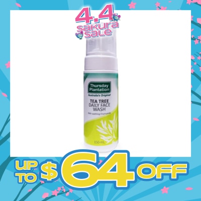 THURSDAY PLANTATION - Tea Tree Daily Face Wash (Gently Remove Sebum Excess) 150ml