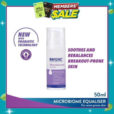BENZAC Microbiome Equaliser (Rebalancer With Probiotics Technology + For Breakout Prone Skin) 50ml image