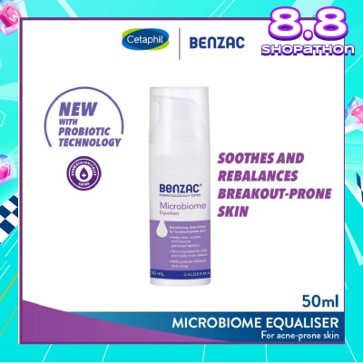 BENZAC Microbiome Equaliser (Rebalancer With Probiotics Technology + For Breakout-Prone Skin) 50ml