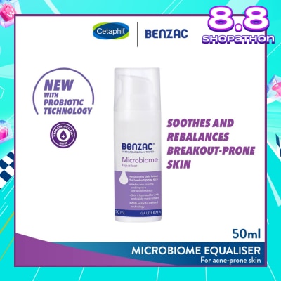 BENZAC Microbiome Equaliser (Rebalancer With Probiotics Technology + For Breakout-Prone Skin) 50ml