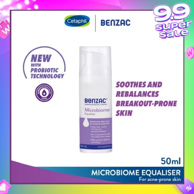 BENZAC Microbiome Equaliser (Rebalancer With Probiotics Technology + For Breakout-Prone Skin) 50ml