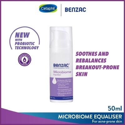 BENZAC Microbiome Equaliser (Rebalancer With Probiotics Technology + For Breakout-Prone Skin) 50ml