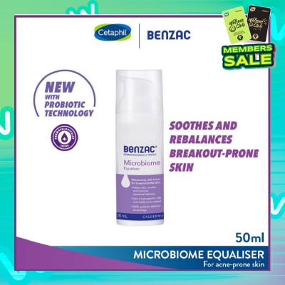 BENZAC Microbiome Equaliser (Rebalancer With Probiotics Technology + For Breakout-Prone Skin) 50ml