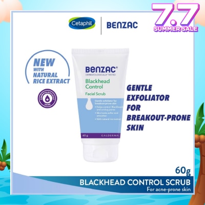 BENZAC Blackhead Control Facial Scrub 60g (Expiry: Jan`2026)