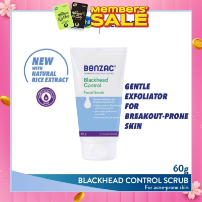 BENZAC Blackhead Control Facial Scrub 60g