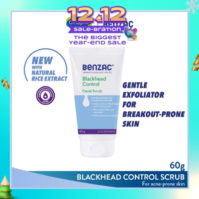 BENZAC Blackhead Control Facial Scrub 60g