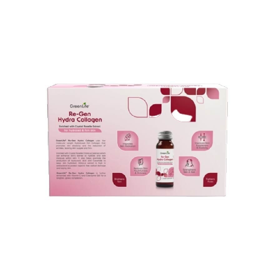 Re-Gen Hydra Collagen (Promotes Skin Elasticity And Reducing Wrinkles, Leaving Skin Supple And Firm) 10s