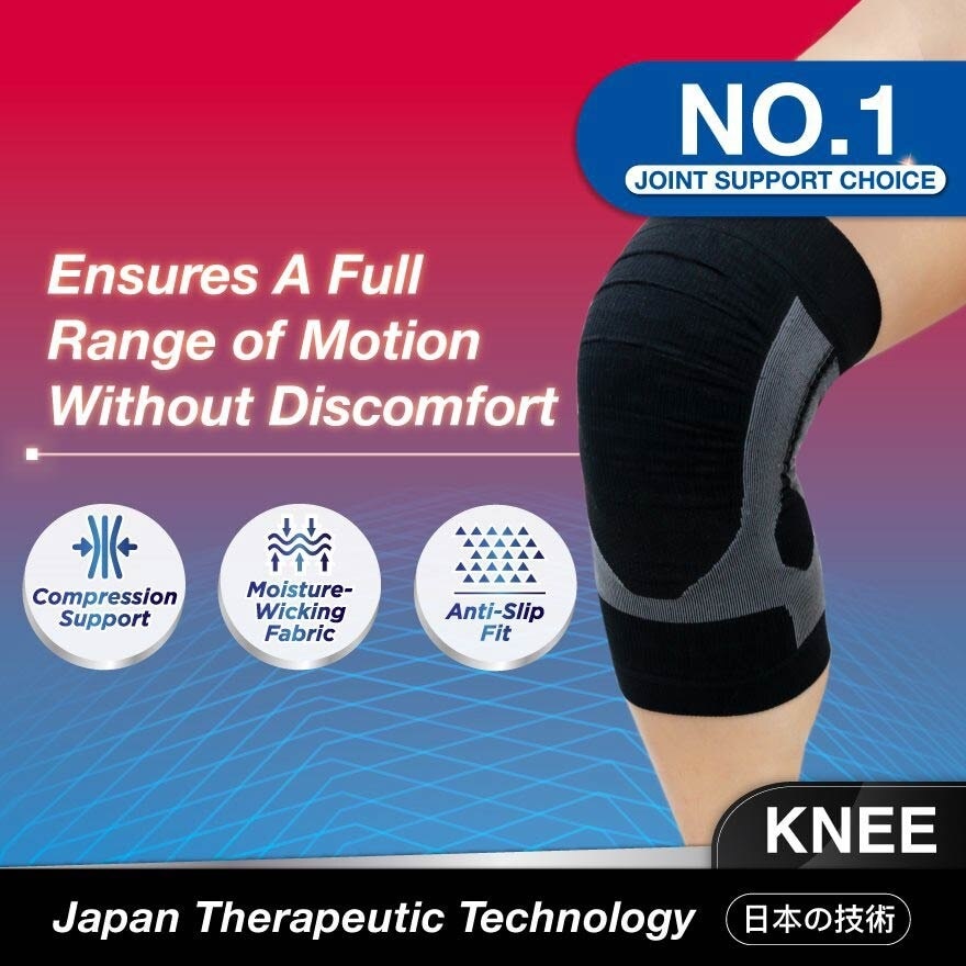 Bio Ray Compression Knee Guard (S To M), Improve Blood Circulation For Sports Protection And Pain Relief 1s