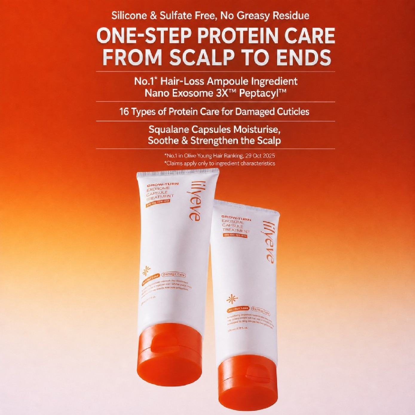 Grow:Turn Exosome Capsule 2 in 1 Scalp and Hair Treatment 230ml image