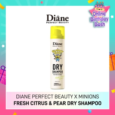 MOIST DIANE Perfect Beauty FT Minions Dry Shampoo Fresh Citrus & Pear Dry Shampoo 95g