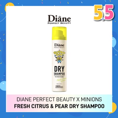MOIST DIANE Perfect Beauty FT Minions Dry Shampoo Fresh Citrus & Pear Dry Shampoo 95g