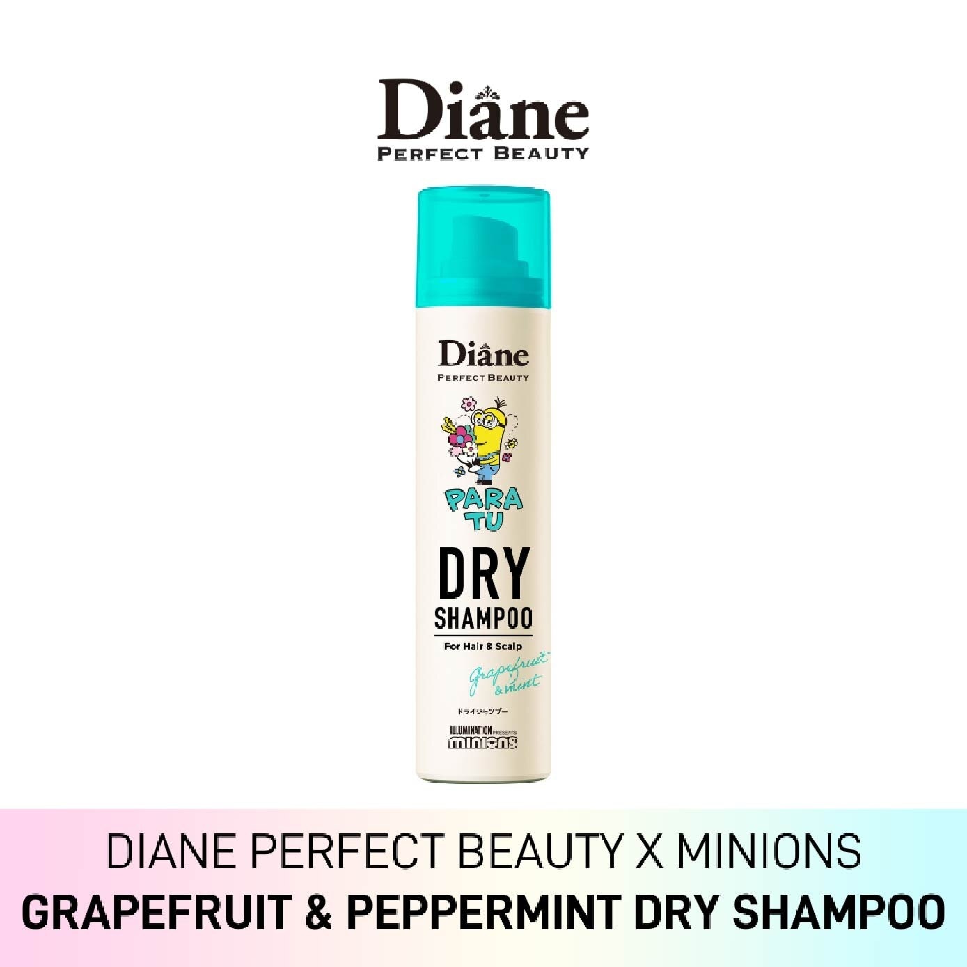 Perfect Beauty FT Minions Dry Shampoo Grapefruit & Peppermint 95g