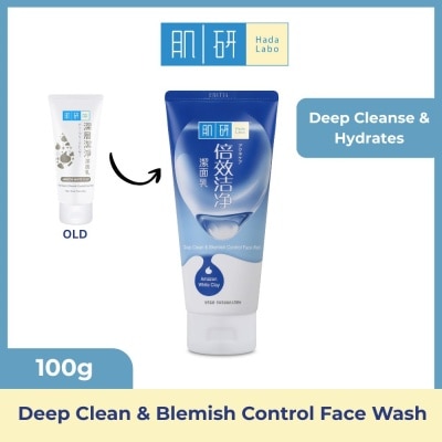 HADA LABO Deep Clean & Blemish Control Face Wash 100g