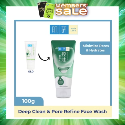 HADA LABO - Deep Clean & Pore Refining Face Wash 100g