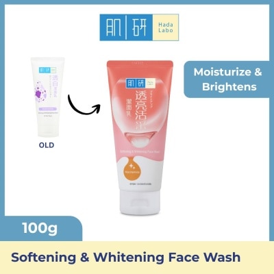 HADA LABO Softening & Whitening Face Wash 100g