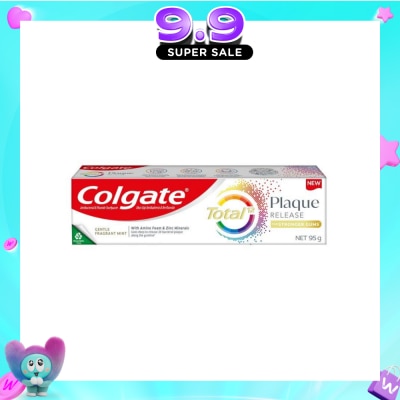 COLGATE - Total Plaque Release Gentle Fragrant Mint Toothpaste 95g image