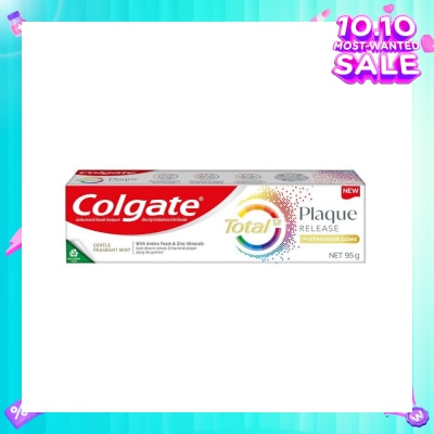 COLGATE Total Plaque Release Gentle Fragrant Mint Toothpaste 95g
