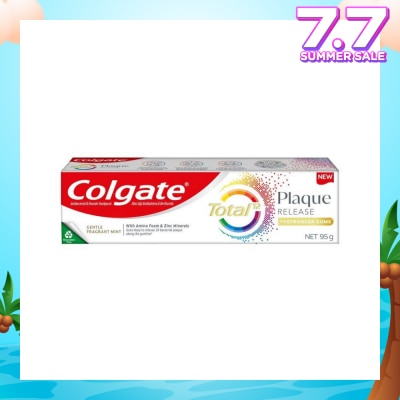 COLGATE Total Plaque Release Gentle Fragrant Mint Toothpaste 95g