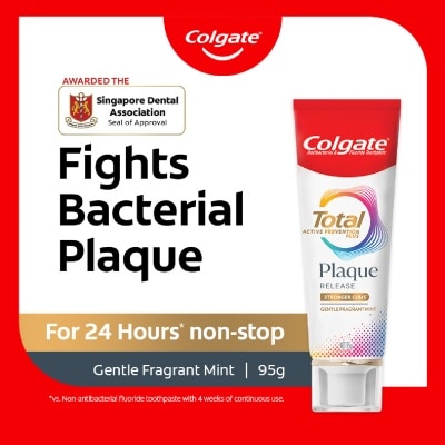 COLGATE - Total Plaque Release Gentle Fragrant Mint Toothpaste 95g image