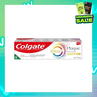 COLGATE Total Plaque Release Gentle Fragrant Mint Toothpaste 95g
