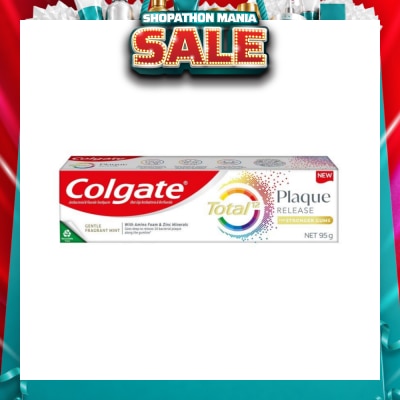 COLGATE - Total Plaque Release Gentle Fragrant Mint Toothpaste 95g