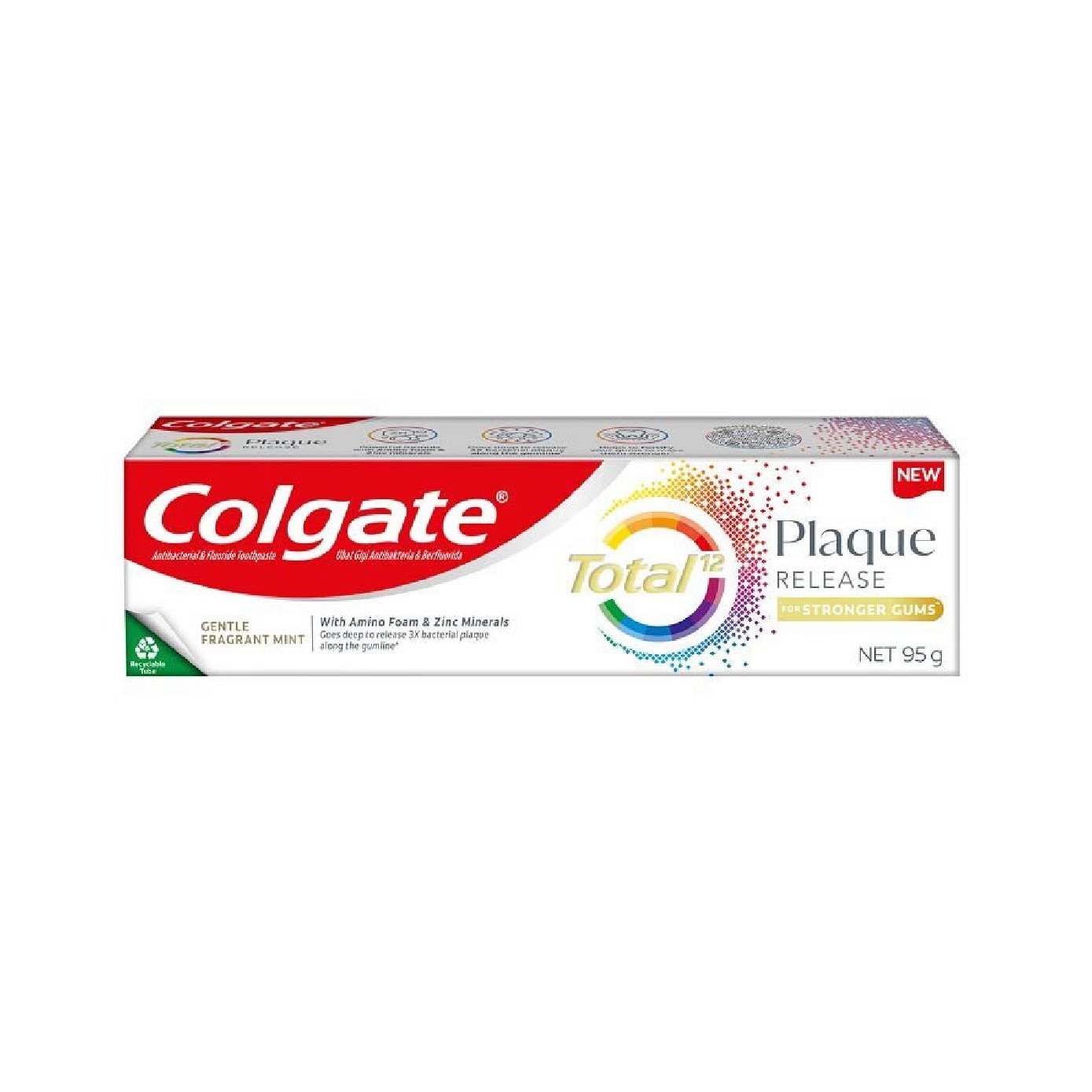 Total Plaque Release Gentle Fragrant Mint Toothpaste 95g image