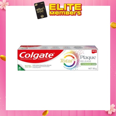 COLGATE Total Plaque Release Reviving Cool Mint Toothpaste 95g