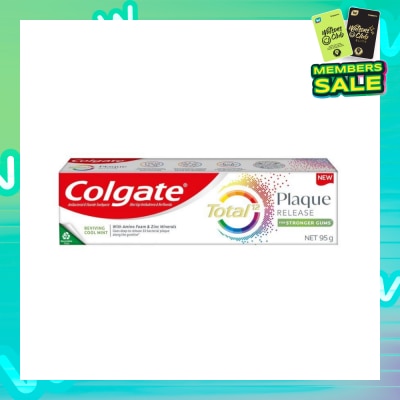 COLGATE Total Plaque Release Reviving Cool Mint Toothpaste 95g
