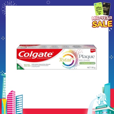 COLGATE Total Plaque Release Reviving Cool Mint Toothpaste 95g