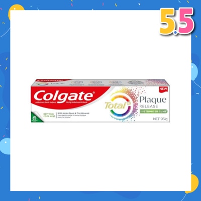 COLGATE Total Plaque Release Reviving Cool Mint Toothpaste 95g